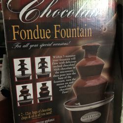 Chocolate, fondue fountain