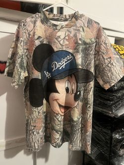 Mickey Mouse x Dodgers Camo T-Shirt