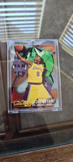 1(contact info removed) Fleer Kobe Bryant LUCKY 13 RC LOS ANGELES LAKERS THE GOAT!!🔥🔥🔥