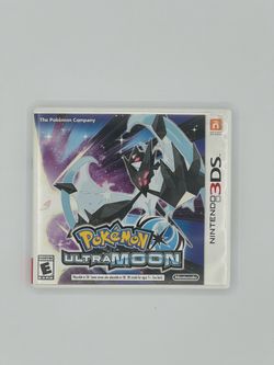 Pokemon Ultra Moon Nintendo 3DS Authentic Game Cartridge Case Insert CIB