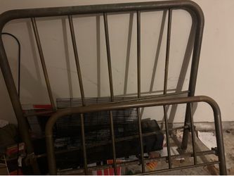 Brass bed frame