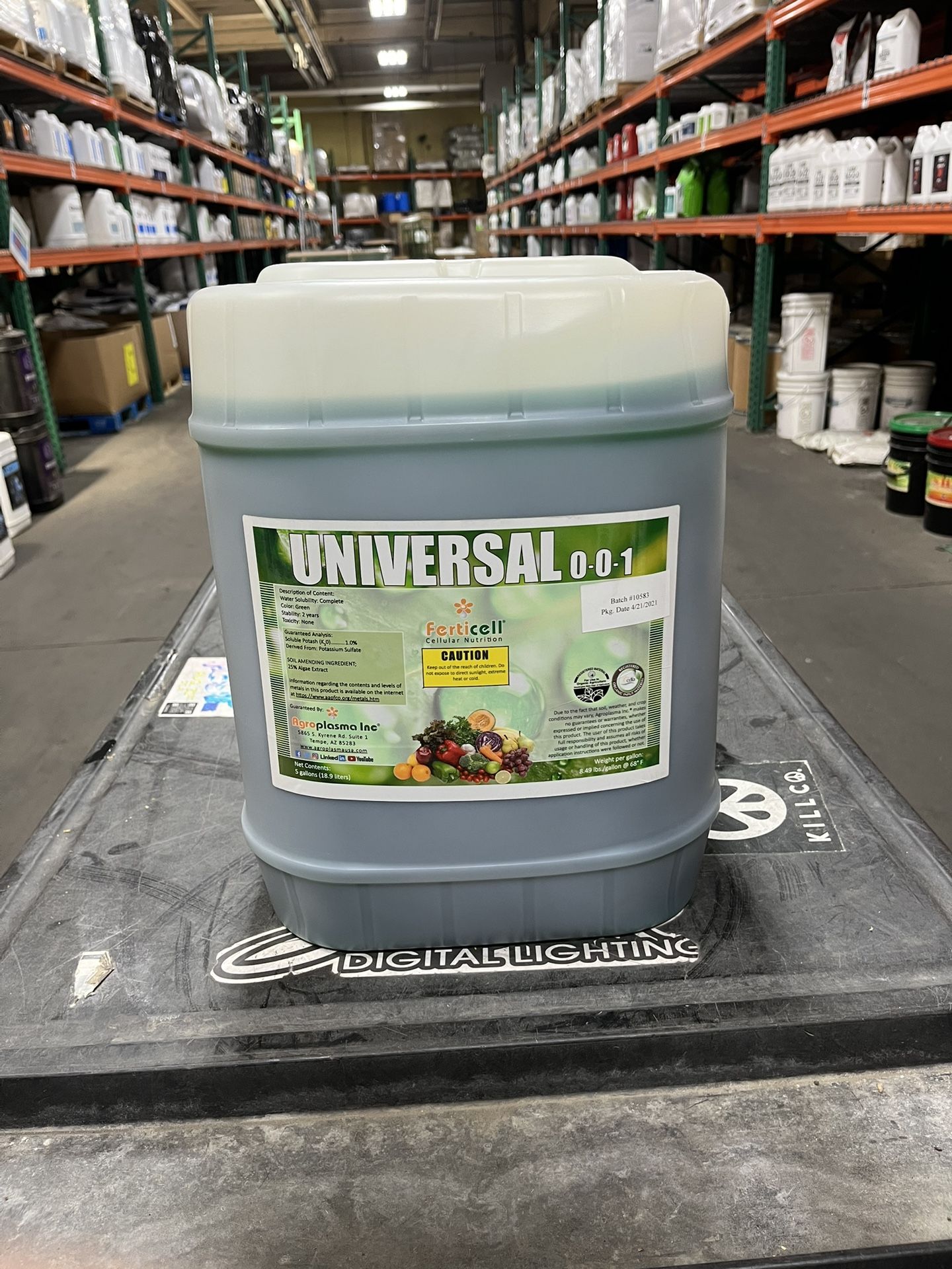 Ferticell Organic Universal 0-0-1, 5 Gallon