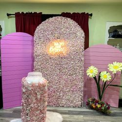 Baby In Bloom Backdrop Set Up For Sale 