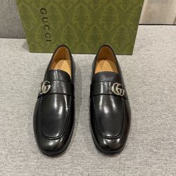 GG Men’s Leather Shoes With Box New 