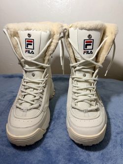 Fila Disruptor Shearling Boots size 10