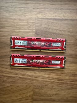 Crucial Ballistix Sport DDR4 RAM – 16GB Kit (2x8GB) – 2666MHz