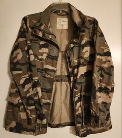 🪖 Ci Sono Camo Utility Jacket – Size Small 🧥