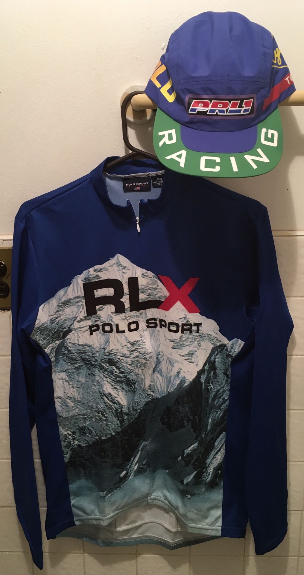 Polo RLX Snow climbing jersey large ( hat not included)