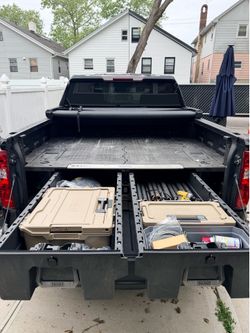 Decked drawer storage