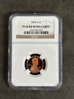 2003-S Lincoln Memorial Proof Cent, NGC PF-69 -- LUSTROUS RED COIN! — SHIPPING AVAILABLE!!