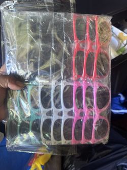 New Bulk Of Colorful Kids Sun Glasses 