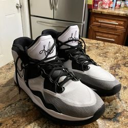 Nike Kyrie Infinity TB White Black Basketball Shoes DO9616-100 Men's Size 14