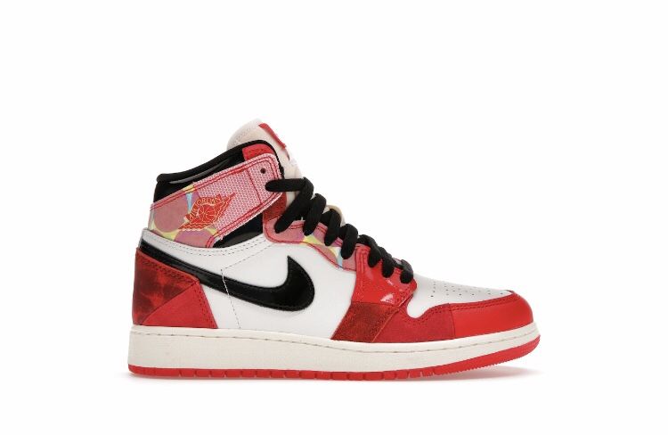 SPIDERVERSE JORDAN SPIDER MAN INTO THE SPIDERVERSE SZ 7Y GS