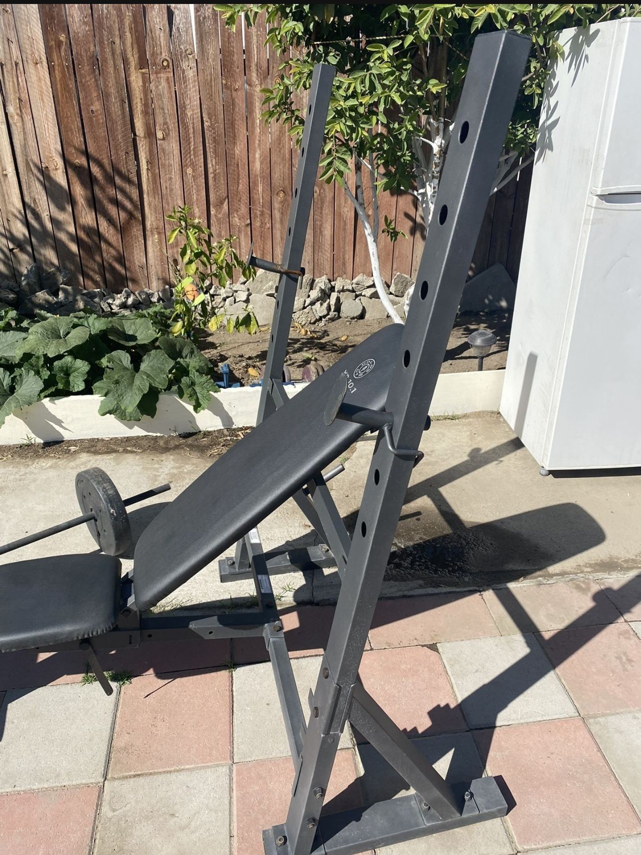 Bench Press Gold s Gym XR 10.1 Olympic for Sale in Long Beach