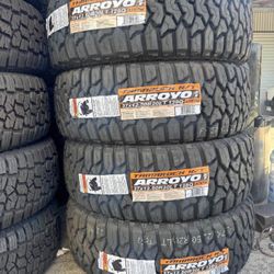‼️🚨vendo Set De Llantas Lt 37x12.50 20 Arroyo R/T Tires
