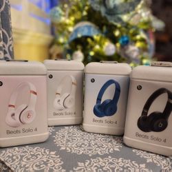 Beats Solo 4. All Colors In Stock. 2024, Latest Model. 1 Year Warranty From Apple. 50 Hours Battery Life, Spatial Sound. Sealed, New In Box