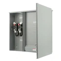 200 Amp 8-Space 16-Circuit OH/UG Ringless Meter Combo with Feed-Thru Lugs