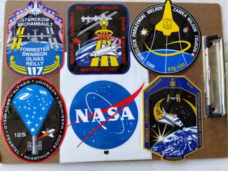 Collection of NASA mission Stickers