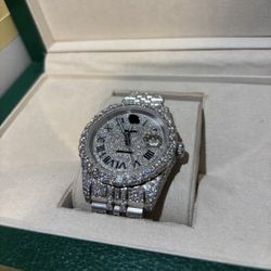 Vvs1 Moissanite Watch 36 mm 