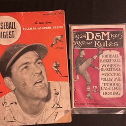 1924 & 1948 Sports Books