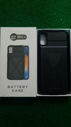 Battery Case for iPhone X - 4000 mAh