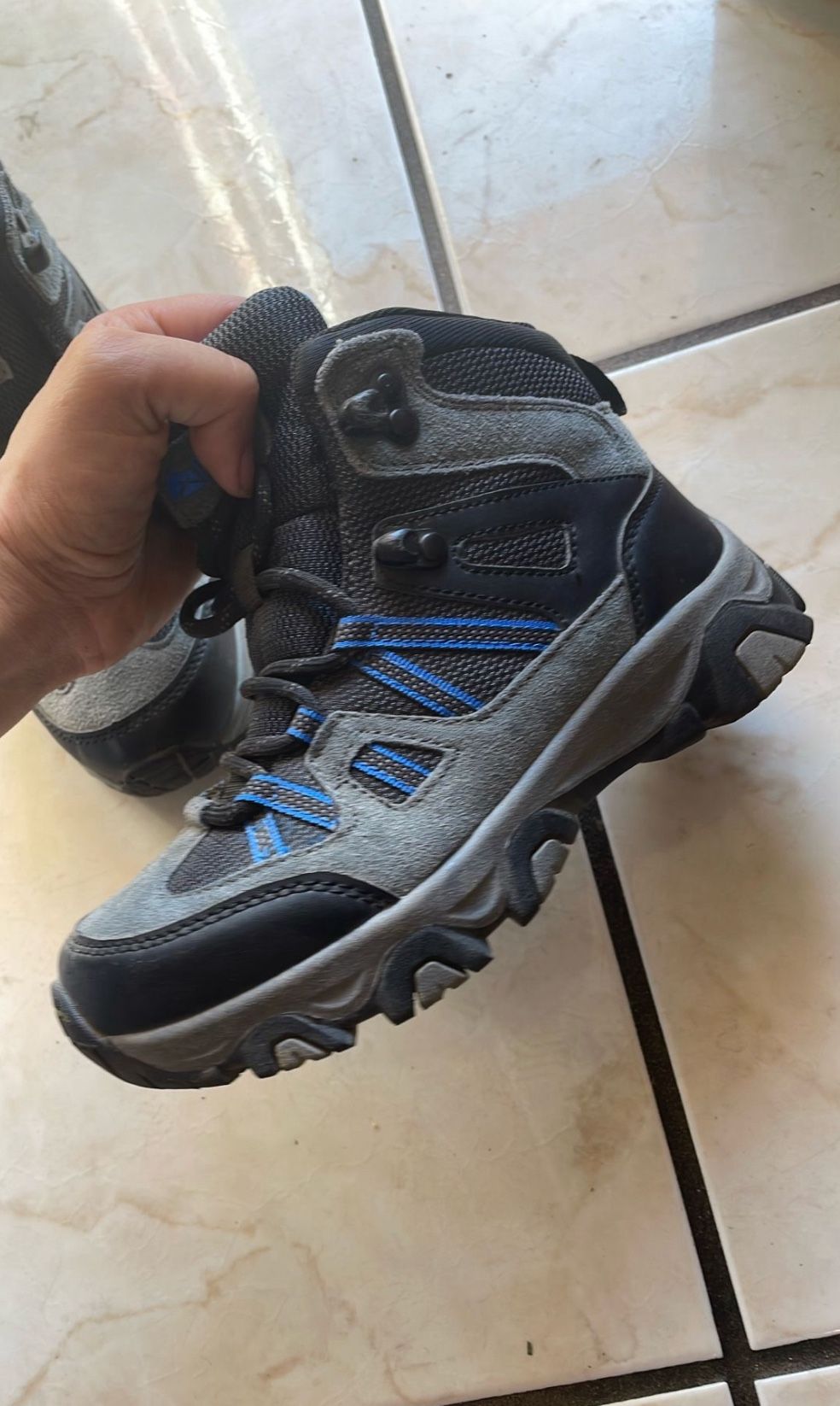 Kids Size One Hiking Boots 