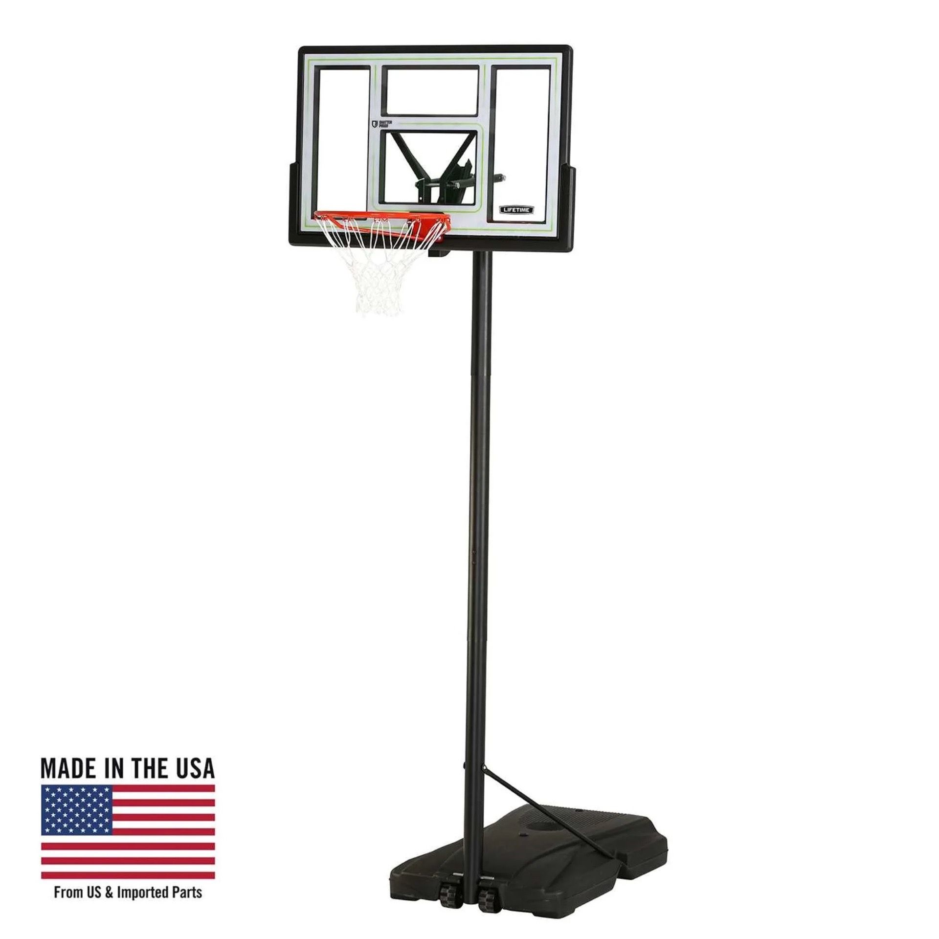 Lifetime Adjustable 8-10FT Basketball Hoop Polycarbonate Full size