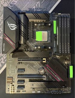 Complete Combo Kit: AMD Ryzen 7 5800X CPU, ASUS ROG Strix B550-F Gaming Motherboard, 32GB DDR4 RAM