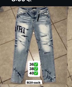 Purple jeans size 40