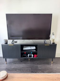 Black Entertainment Center/TV stand