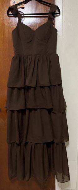 Brown Long Dress 