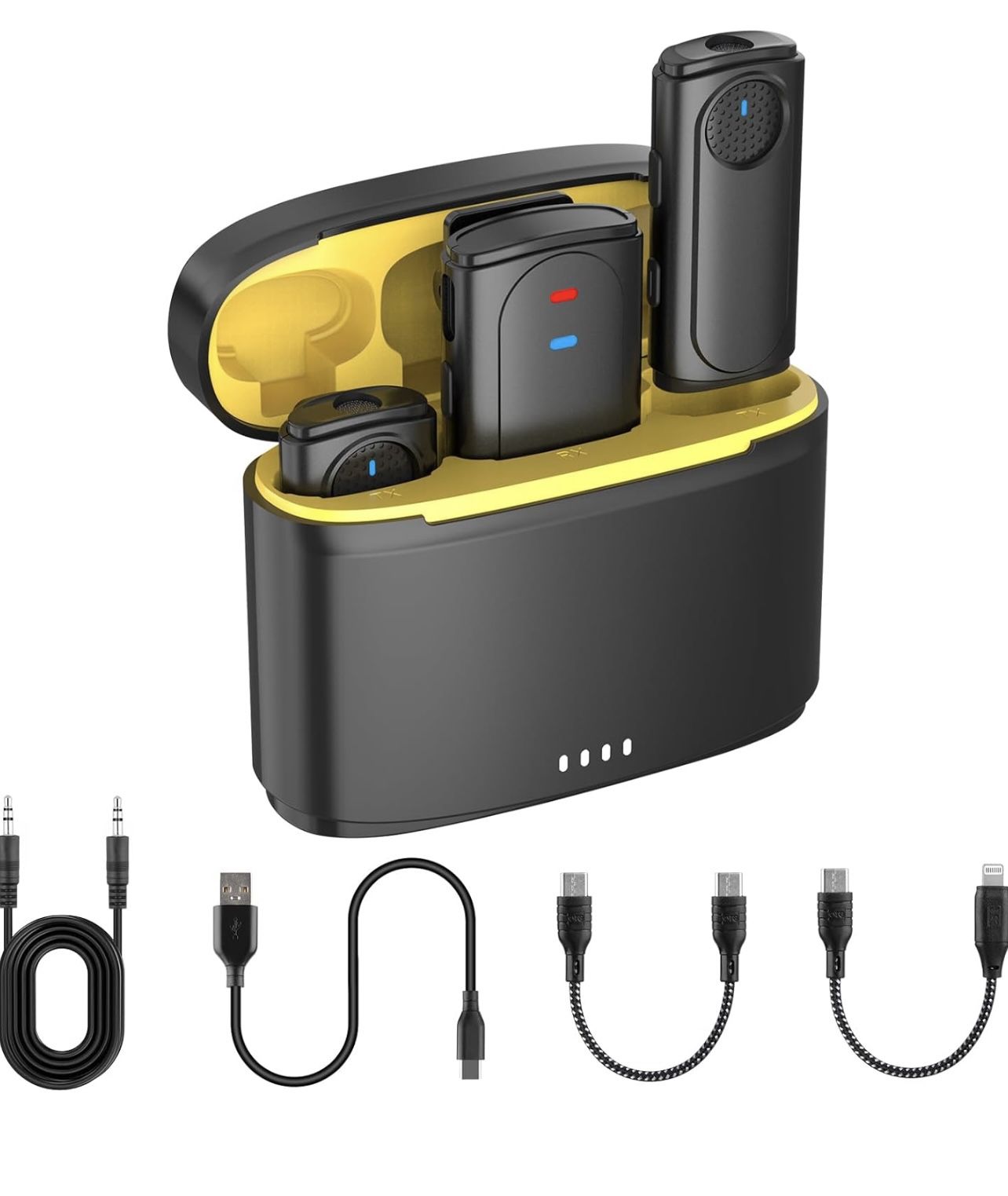 Wireless Lavalier Microphone for iPhone Android