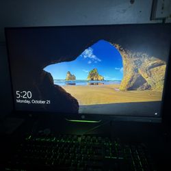 Selling My HP Gaming Pc And Monitor For $350