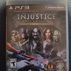 PS3 Injustice Gods Among Us Ultimate Edition