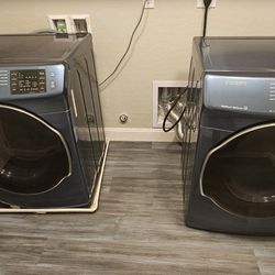 Beautiful Azule Samsung Washer and Dryer Set
