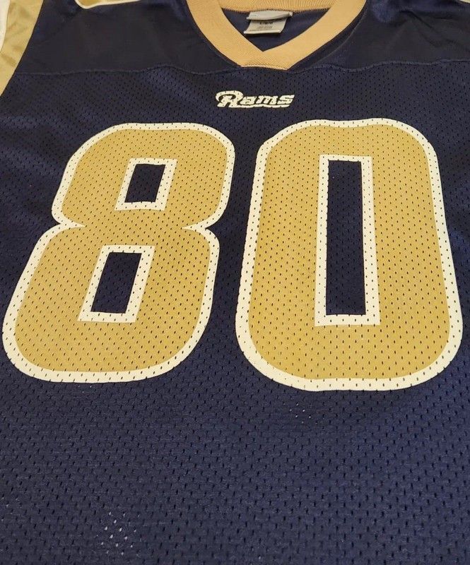 Isaac Bruce #80 St Louis Rams Jersey Size Men's L NFL Reebok HOF Authentic  for Sale in Fresno, CA - OfferUp