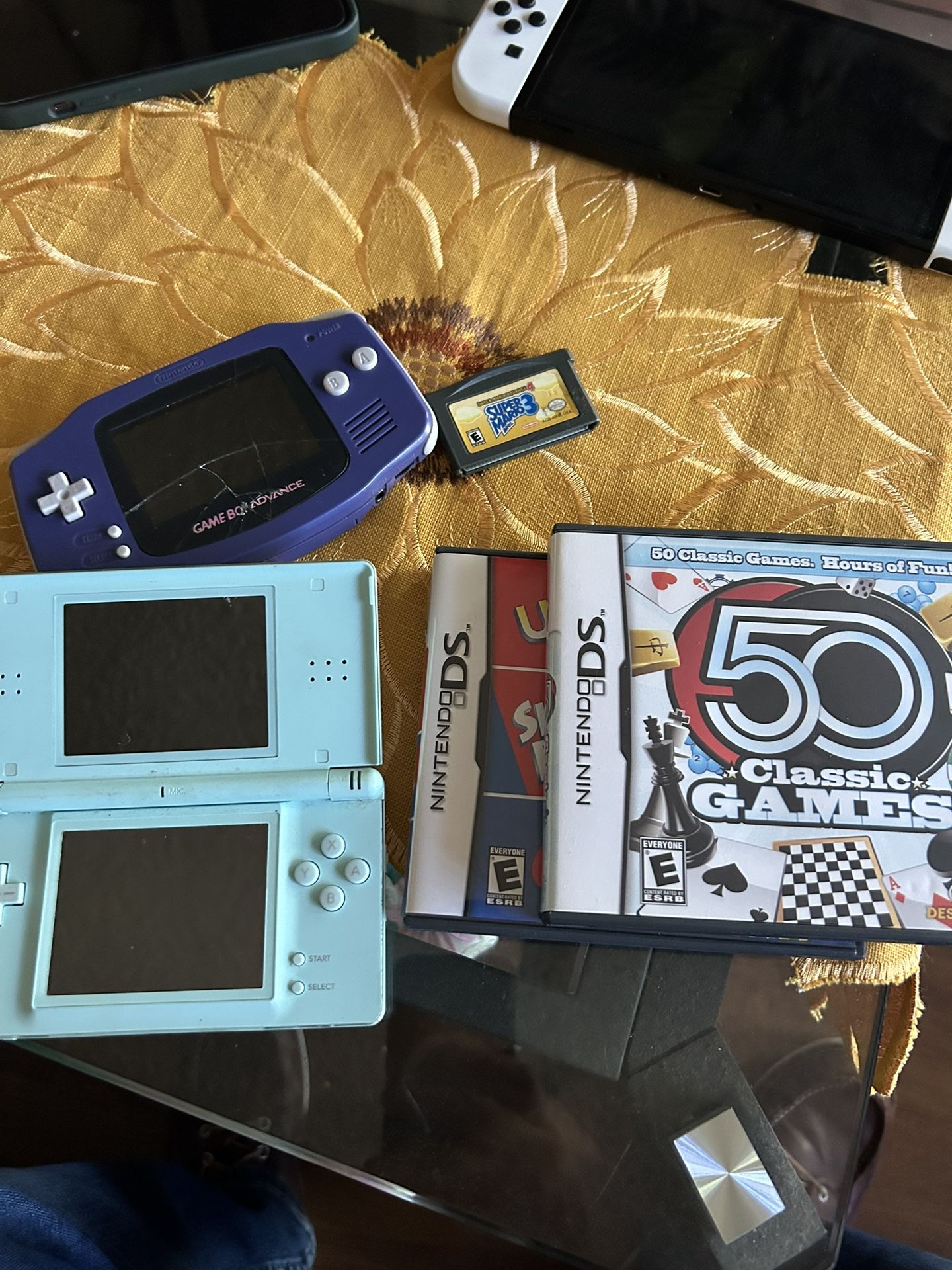 Ds Lite And Gameboy Advanced