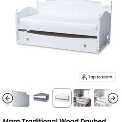 Mara Traditional Wood Daybed - Twin Size