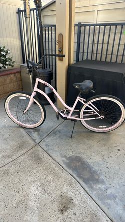 Pink Beach Cruiser Bicycle