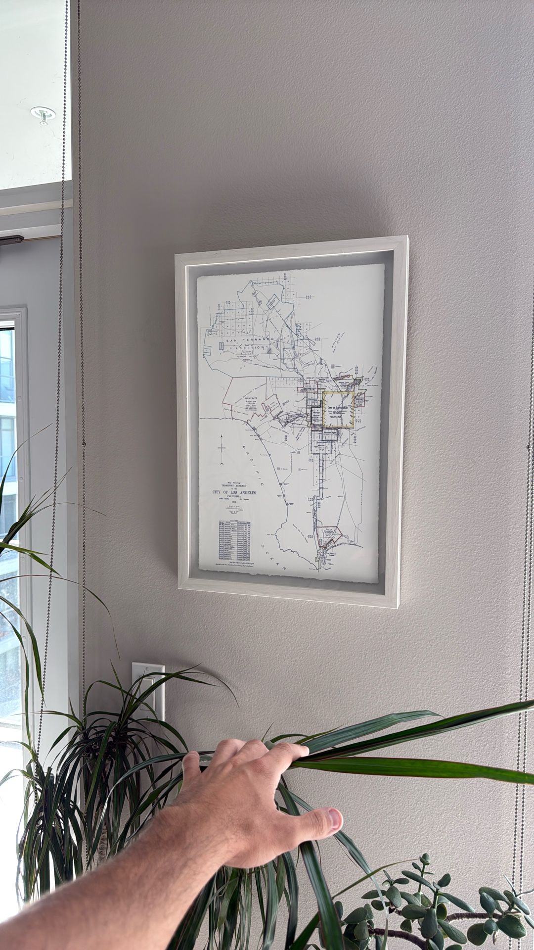 Map Of Los Angeles With Frame