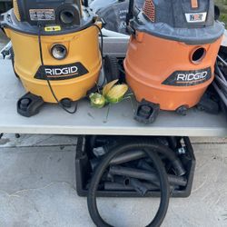 Ridgid Shop Vac’s With Parts
