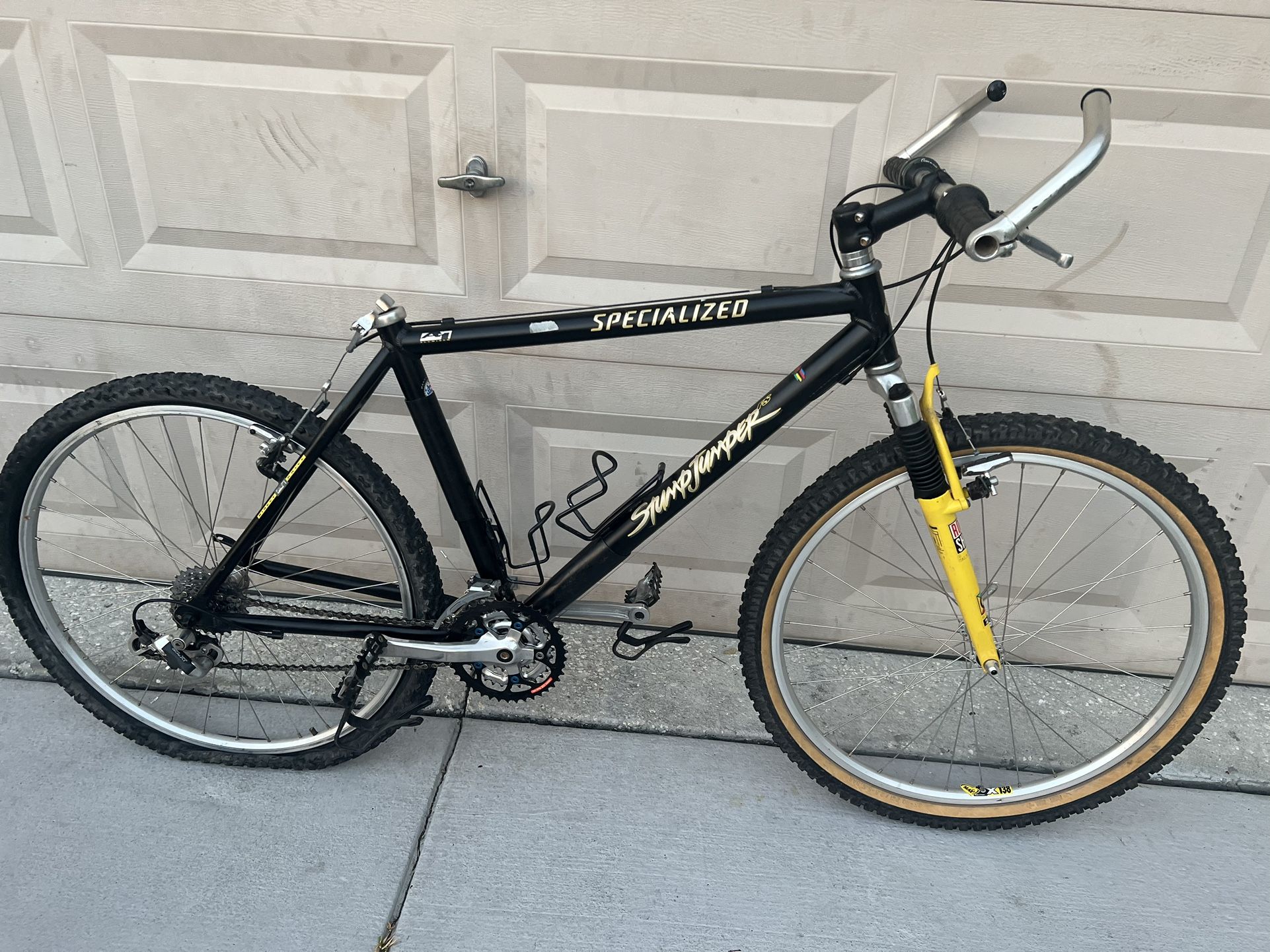 SPECIALIZED STUMPJUMPER FS A1 BLACK STOCK LX XT 8X3 MAVIC 26" Small 15.5 I Do Have The Seat