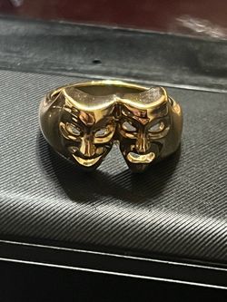 Gold plated ring