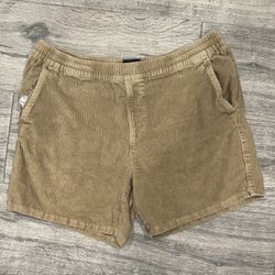 Beige / Cream Corduroy Shorts Mens Size XL
