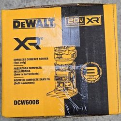Dewalt 20v Router Brushless XR With Variable Speed Brand New Tool Only 