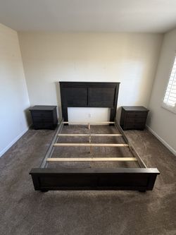 Bed Frame And Drawers