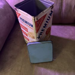 Vintage Cracker Tin