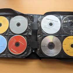 CD Collection In Leather Case