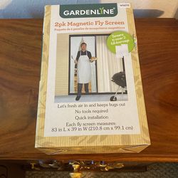 2 Pk Magnetic Fly Screen Brand New 
