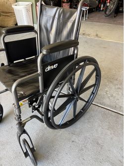 Drive wheelchair with foot rests never used